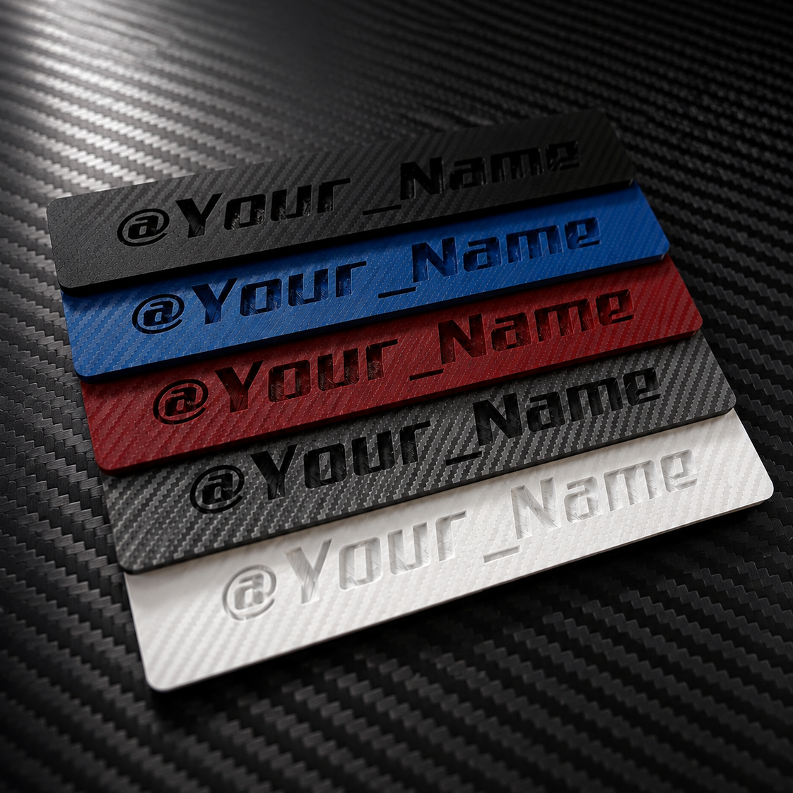 PhantomTag- Customizable Name Plate for PhantomPlate