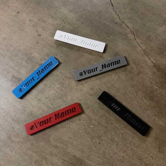 PhantomTag- Customizable Name Plate for PhantomPlate