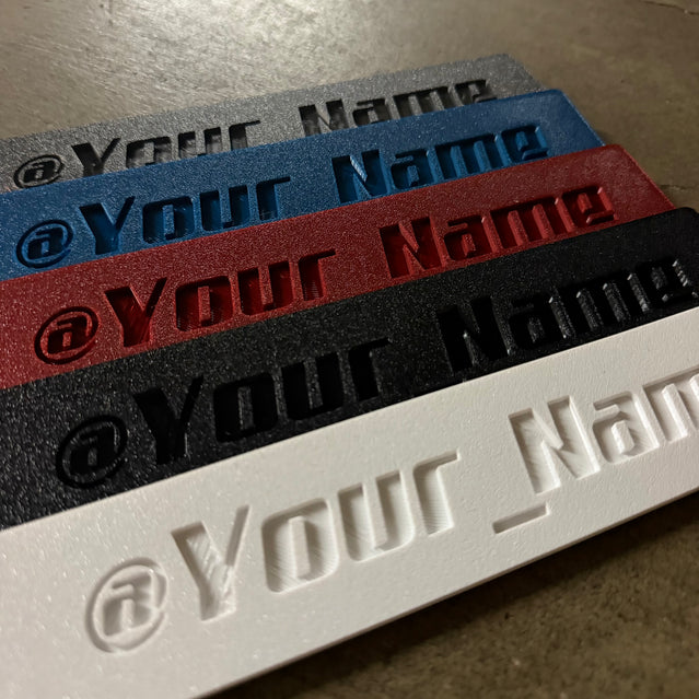 PhantomTag- Customizable Name Plate for PhantomPlate