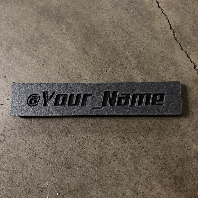 PhantomTag- Customizable Name Plate for PhantomPlate