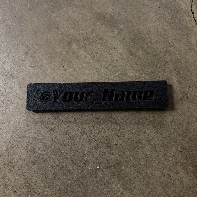 PhantomTag- Customizable Name Plate for PhantomPlate