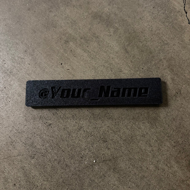 PhantomTag- Customizable Name Plate for PhantomPlate V1